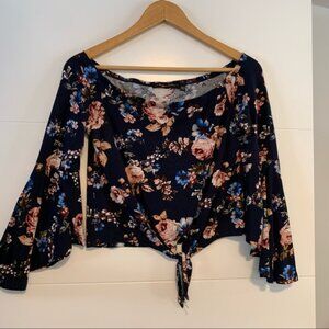 Raggs II Riches | Off Shoulder Floral Shirt